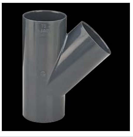 90mm (3") Y Tee 6kgf